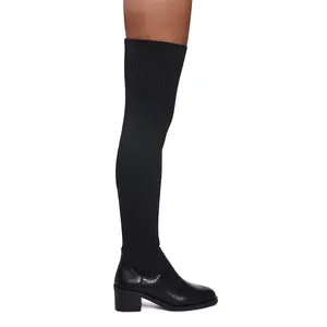 Total Rizz Knee High Boots - Black