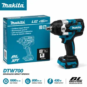Makita DTW700 18V Brushless Cordless Impact Wrench - 1000Nm High Torque BL Motor Power Tool, Professional Electric Impact Gun for Automotive, Construction