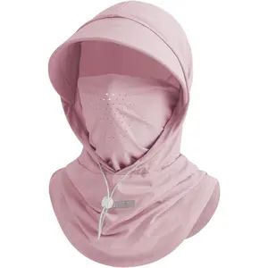 Cooling Breathable Balaclava Full Face Mask with Wide Brim Sun UV Protection Hood for Men, Women, Fishing, Motorcycle, Skiing