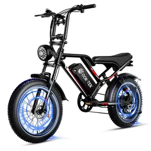 Mountain Electric Ebike, 1500W Peak Motor, 48V 17.5Ah Battery, 20-Inch Fat Tires, 50km/h Top Speed, 35-50km Range, Rear Shock Absorbers, UL2849 Certified, Mountain Ebike