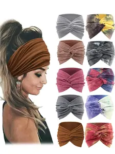 Solid Color Hair Band, Boho Style for Women & Girls, Minimalist Headwear Suitable for Thick Hair, Fashion Hair Accessories for Party, Daily Clothing Decor, Headbands Women
