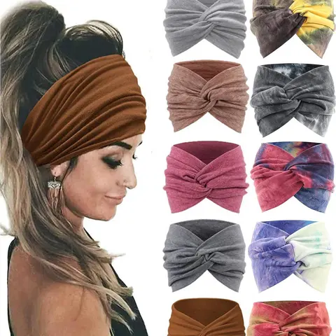 Solid Color Hair Band, Boho Style for Women & Girls, Minimalist Headwear Suitable for Thick Hair, Fashion Hair Accessories for Party, Daily Clothing Decor, Headbands Women, Headband Set, Hairbands