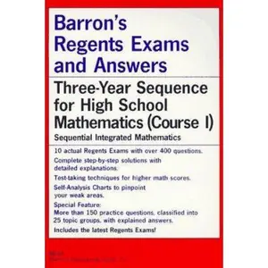 USED-Barron's Regents Exams and Answers Sequential Math Course I by Peter Schlumpf (Paperback)