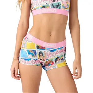 PSD Womens Barbie Malibu Boy Short Underwear - Comfortable, Breathable, Ultra-light Fabric