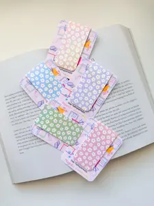 Holographic Magnetic Bookmark | Floral Daisy Bookmark Set