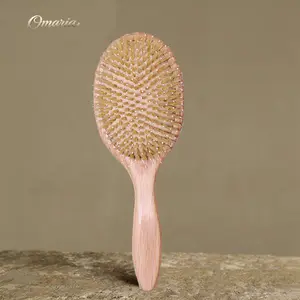 Mermaid Brush - Essential Brush with Ethically Sourced Bristles & Natural Rubber Cushion for Medium to Thick Hair