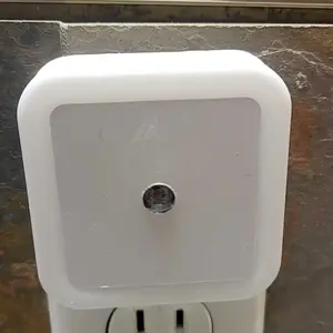 Customer photo of plug-in night light in hallway