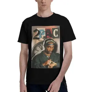 2Pac Tupac Shakur Vintage 90s Hip Hop Graphic T-Shirt