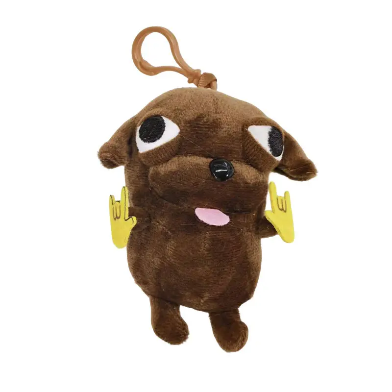 Chihuahua Fabric Soft Plush Keychain - Ugly-Cute Funny Puppy Doll Pendant, Cute Mini Animal Stuffed Toy Bag Charm, Kids Gift Collectible, Cute Collectibles