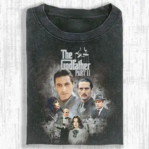 The Godfather T-Shirt, Vintage Graphic Tee, Movie Shirt, Comfort Colors Style, Casual Unisex, Gift for fans