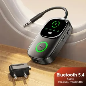 Bluetooth 5.4 Audio Receiver/Transmitter Bluetooth Adapter For Tvs Headphones, Cars, And Other Devices With A 3.5 MM bluetooth-compatible audio receiver