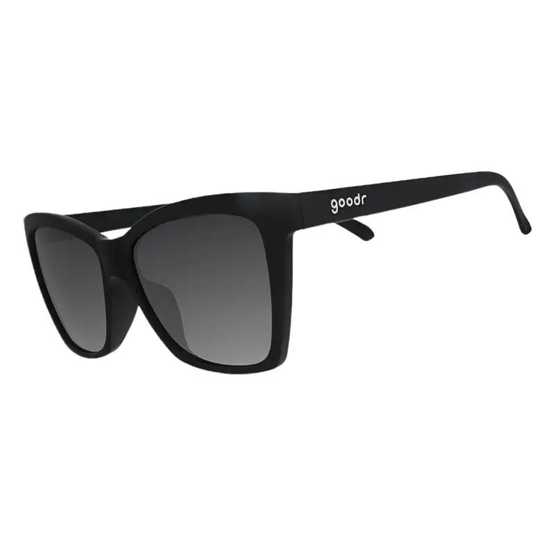 goodr New Wave Renegade Medium Size (Pop G) Solid Black Frame with Black Lens, UV400, No Slip No Bounce No Tangle goodr New Wave Renegade Medium Size (Pop G) Solid Black Frame with Black Lens, UV400, No Slip No Bounce No Tangle