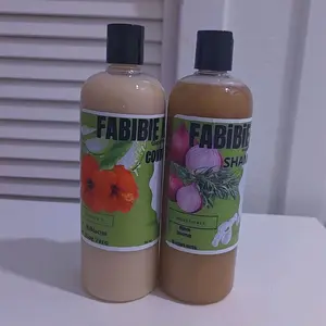 Fabibie Hair Growth Sets Shampoo Onion ,rosemary,reetha ,Amla 15 other herbs & Conditioner Aloe Vera , hibiscus ,okra