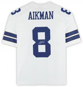 Framed Troy Aikman Dallas Cowboys Autographed 1992 Mitchell & Ness White Legacy Jersey - Fanatics Authentic Certified