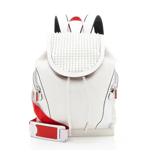 Pre-owned christian louboutin Calfskin Backpacks Leather Spiked Explorafunk Backpack