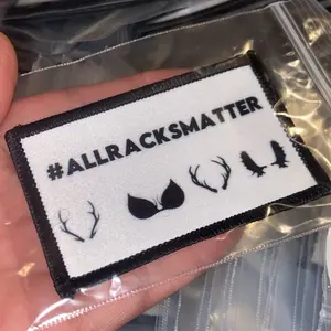 All Racks Matter Trucker Hat Bar Iron On Patch
