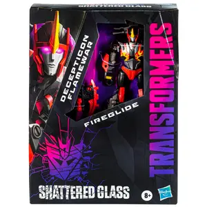 Transformers Shattered Glass Collection Decepticon Flamewar & Fireglide - Deluxe 2-pack
