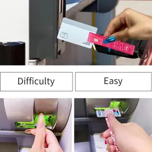 ATM Card Grabber for Long Nails - Easy to Use, Compact Design, Ideal for Long Nails, Lightweight and Compact