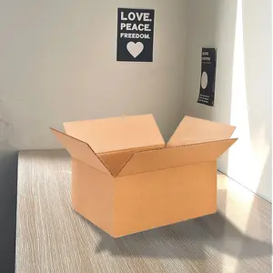 Corrugated Cardboard Boxes 14x10x6 Inch – 6/10 Pack Shipping, Packing, Moving and Storage Boxes