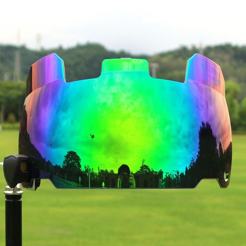 Football Visor, visor for helmet football，football accessories，football gear，REVO chrome color process,Flat Lens Technology,Anti-glare and UV protection,Fits Youth and Adult Football Helmets