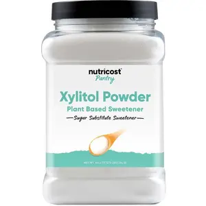 Nutricost Pure Xylitol Granulated Powder 2.5 Pounds - Granulated Crystals