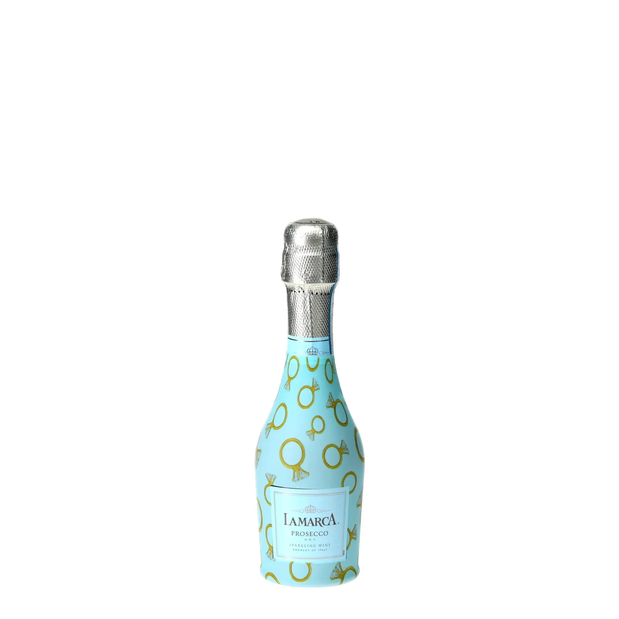 Blue Engagement Ring Mini Prosecco Wraps (6-Pack)