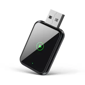 2026 latest model 2-in-1 wireless car adapter, suitable for Apple and Android, converts wired to wireless, wireless car player auto gadget Rapid Charger Replacement Super Fast Charging wireless carplay adapter