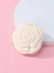 SHANGYELAMEILA Rose & Butterfly Double-Sided Folding Mirror, Portable Mini Makeup Mirror For Women On The Go