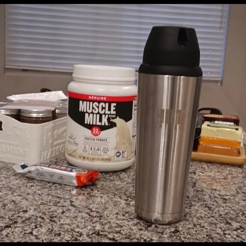 Stainless Steel Protein Shaker Bottle With Locking Lid Breathable Quick Dry Quick Dry Comfortable Breathable