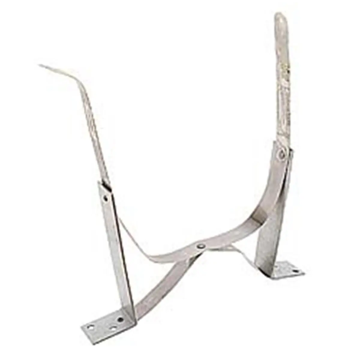 Selkirk Metalbestos 6 in. Stainless Steel Wall Band (6T-WB) - 6 in. Wall Support with Metal Brackets, 17 x 0.5 x 9 Dimensions, Suspends Offsets, Provides Stability for Home Improvement Patio Heaters