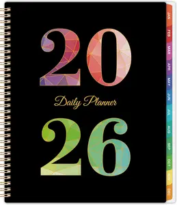 2026 Daily Planner - Appointment Book 2026, 9'' x 11'', Hourly Planner JAN.2026 - DEC.2026, 2026 Appointment Book with Coated Inner Tabs, Inner Pocket