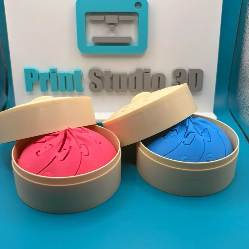 Dumpling Twisty Fidget Toy, Includes Protective Storage Case - Mystery color