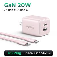 20W 1C1A  Pink+ 3.3 FT Type-C Cable