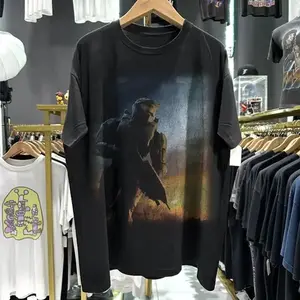 2007 Y2K Halo 3 Promo Washed Black Tee Mens Large