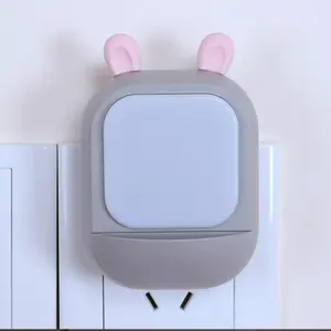 Cute Rabbit Night Light with Remote Control, Perfect Desk Lamp for Living Room & Bedroom, Essential Small Night Light for Home Decor