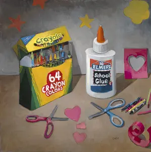 Back to School Fine Art Paper Print 11x14"