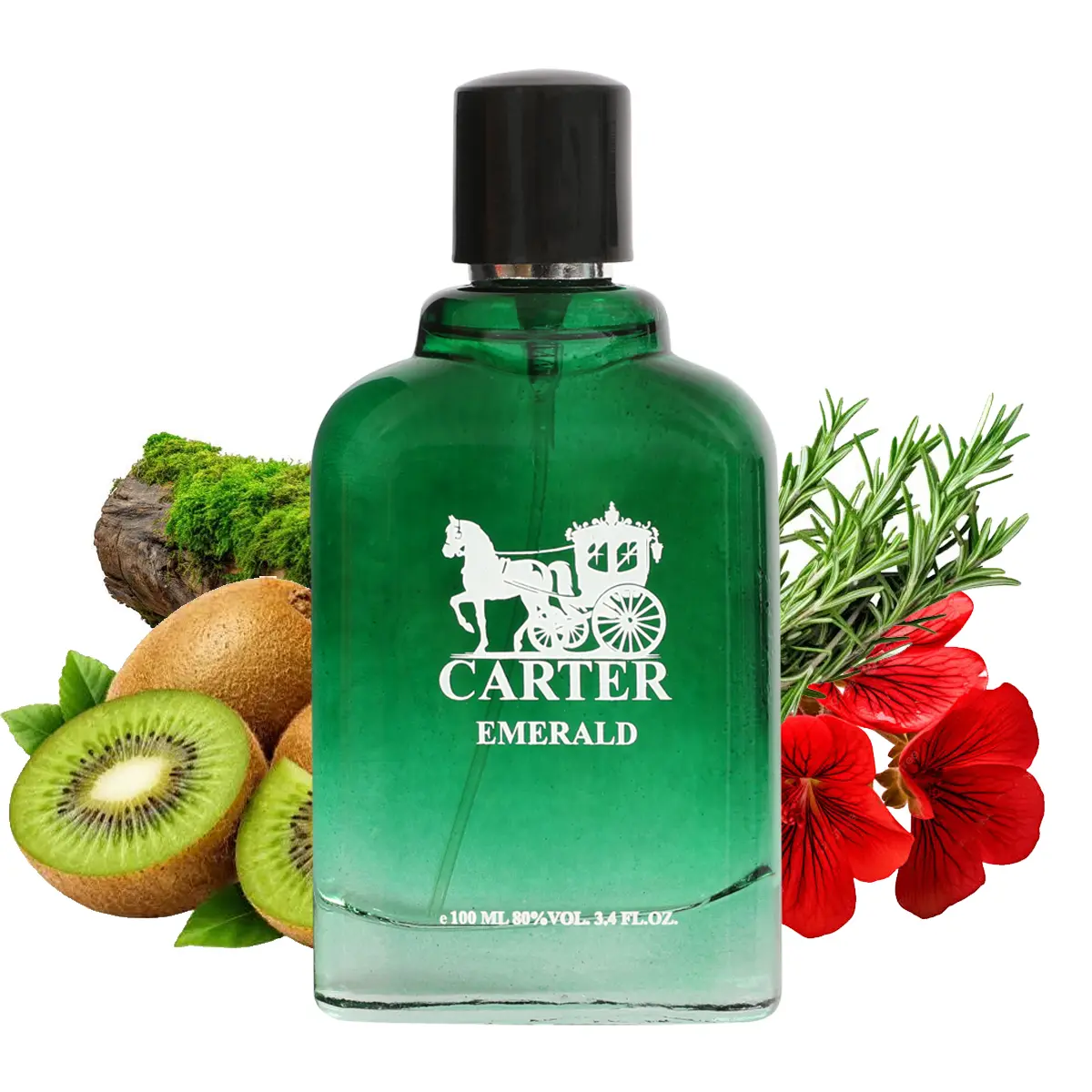 EBC Carter Emerald Eau De Parfum Natural Spray for Men 100Ml 3.4fl.oz. by Mys Scents