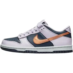 Youth Nike Dunk Low SE Thunder Blue/Metallic Copper (DX1663 400) (GS)