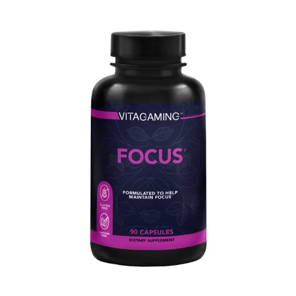 Focus by VITAGAMING | Premium blend of nootropics, adaptogens, amino acids and essential nutrients for Mental Focus and Mental Performance