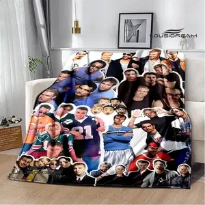 BSB Backstreet Boys Printed Flannel Blanket, Warm Cozy Throw Blanket for Music Fans, Sleepovers, Leisure Time, Sofa Rest, Everyday Use