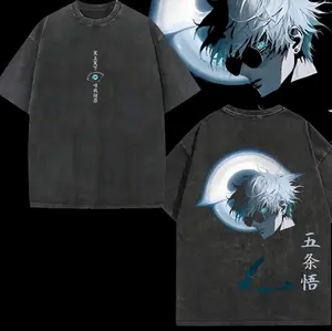 Limitless Satoru Gojo Jujutsu Kaisen The Honored One Tee Sayal Anime Clothing Streetwear Casual Men Y2k Retro Vintage Cyberpunk Fall Outfits Gymer Essential Six Eyes Power Graphic Tee Otaku Anime Gift for Anime Fans Limitless Sorcerer