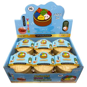 Squishy Dumpling Mystery Surprise Toy, Novelty Squishy Toy