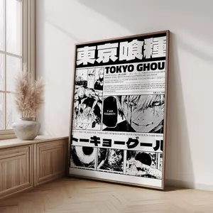 Tokyo Ghoul Print Poster – Anime Seinen Poster | Kaneki Ken Manga | Manga Wall Art Decor