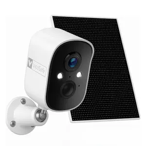 VicoSafe Wireless Camera CG8 with Solar Panel - Full HD, IP65 Weatherproof, 360° Rotation, Infrared LED Night Vision, Compatible with Vicohome App for Continuous Monitoring