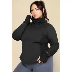 Chasing Pavements Mockneck Pullover - Black