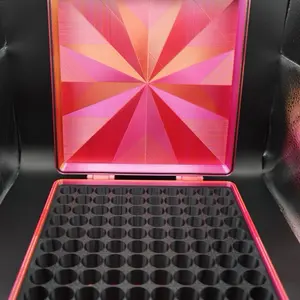 Ironman Edition 3ml Peptide Storage Container - Secure Stylish Protection Plastic Box Organizer for Peptides GLP-1s - Fits Vials Up to 17mm Diameter