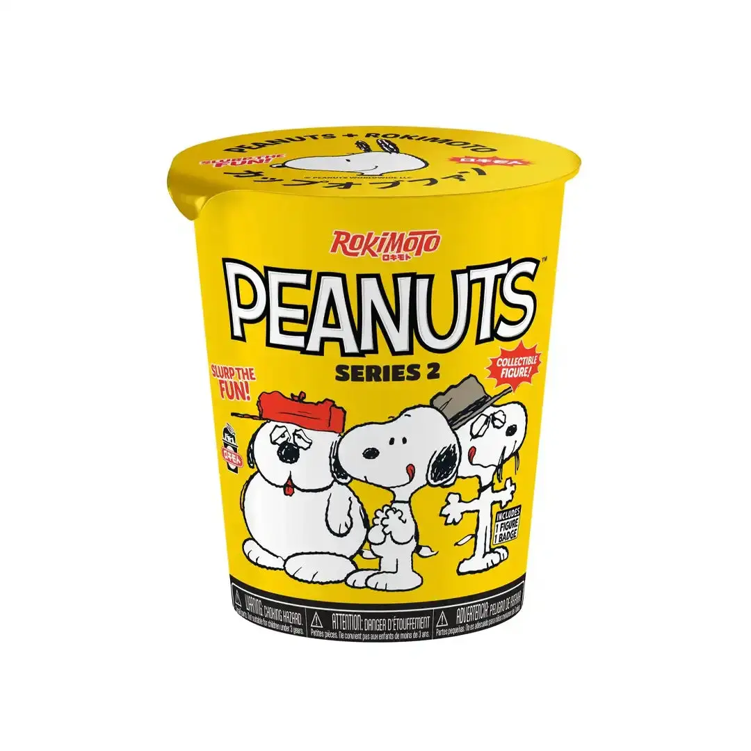 Funmaker Rokimoto Peanuts Series 2 Ramen Cup Blind Box Vinyl Figure