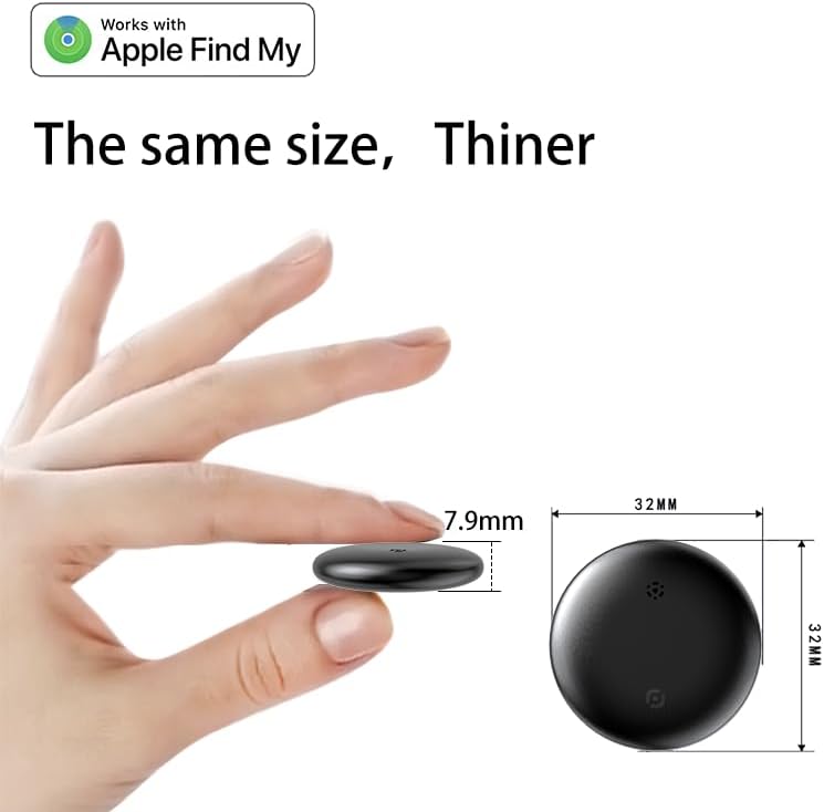 Mini GPS Tracker for VehiclesGPS Vehicle Tracker with Weatherproof Magnetic CaseWorks with Apple Find My Car Smartphone  No Monthly Fee-