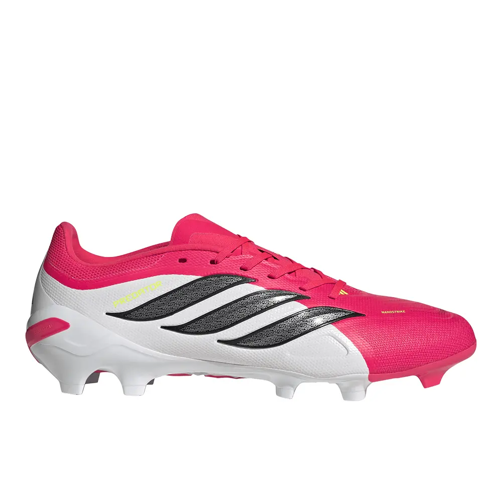 adidas Mens Predator League Firm Ground Soccer Cleats  - Pink, White