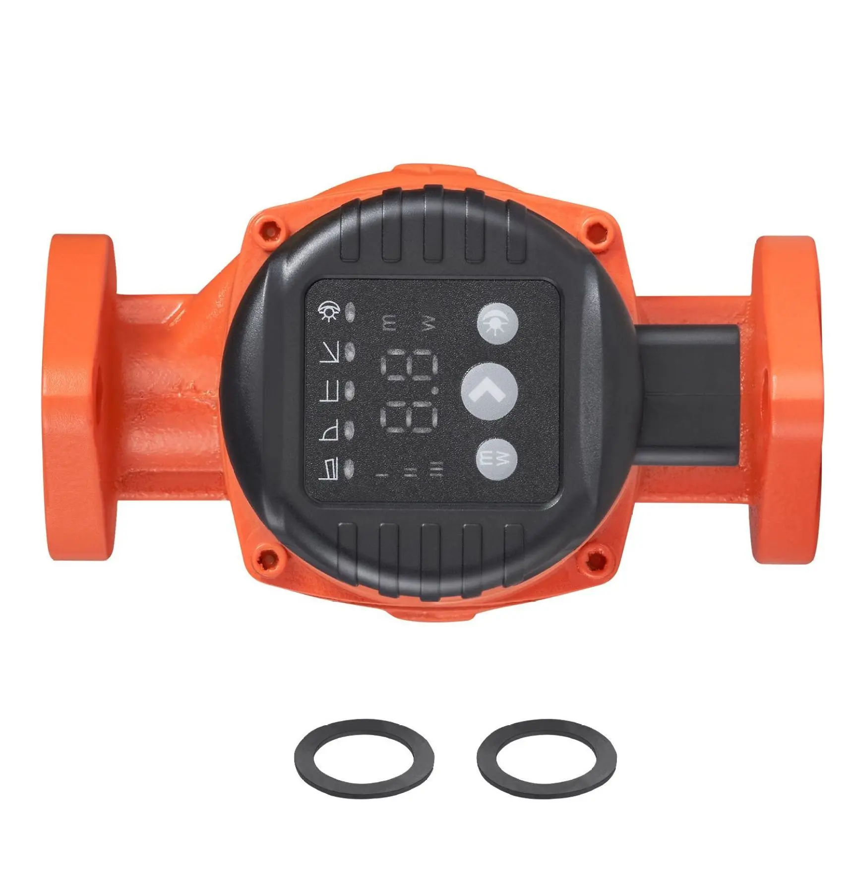 Water Recirculating Pump 110V, 16 GPM ECM Circulator Pump - High Efficiency Home Water Heater System Pump, 42W, 1" NPT Flange, Automatic Circulation Default